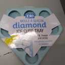 2 x Joie Diamond Ice Cube Tray, Diamond-Shaped Silicone Mold, BPA Free, Dishwasher Safe