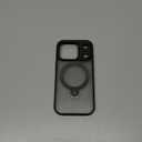 for iPhone 17 Pro Case: with 360 Spin Magnetic Stand, Camera Control Button, Fit for MagSafe, Military Drop Protection, Protective Slim Phone Cover for 17Pro with Ring Kickstand, 6.3", Black