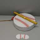 Baseball Piata for Birthday Party 12.6 x 12.6 Inch Baseball Piata for Kids with Stick and Blindfold Traditional Mexican for Sport Birthday Party Supplies Decor
