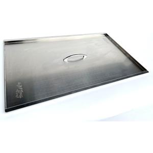 Fryer Cover Stainless Steel 40-50 Lbs (23-5/8" x 13-3/4" x 1/2")