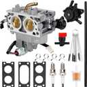 127-9289 Carburetor for specific Toro TimeCutter & Titan and Exmark Quest & Radius Riding Mowers E-Series S-Series Replace 136-7840 136-7842 with Fuel Pump