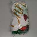 Qilmy Christmas Door Cover,Christmas Bell Bow And Snowflakes Door Covers Decoration of House Living Room Door Corridor Door Parties Shopping Mall Window 36x98in