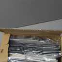 600 Plastic Silverware Set - Plastic Cutlery Set - Disposable - Flatware Set - 200 Forks - 200 Spoons - 200 Knives - Heavy Duty - Party Bulk - Silver