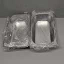 2 Pcs Loaf Pans for Baking Bread 9.5 x 5 Inch Stainless Steel Bread Loaf Pans Baking Pan Bakeware for Bread Casseroles Vegetables Dishwasher Safe