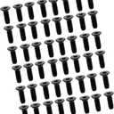 44pcs Auto Screws for Jeep Wrangler CJ7 YJ TJ 1976-2006 Fasteners Windshield Frame Hinge Tailgates Screw Door Bolts Mirror Window Hinges Nuts Torx Screw Auto Replacement Parts