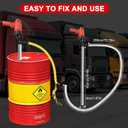 110V Heavy-Flow Liquid Transfer Pump - 2480W Electric Utility oil barrels Pump for Oil, Diesel, Water, Kerosene w/ 91cm Stainless Tube & 2M Steel Hose (100-120L/min)