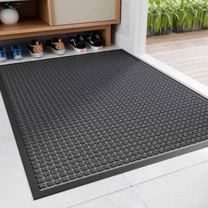 Amyracel Outdoor Indoor Door Mat for Entryway, 24"x72" All Season Weather Outside Door Mat, Low Pile Heavy Duty Rubber Backing Doormat, Stain and Fade Resistant, Inside Door Mats for Home Entry Floor