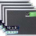 4 Pack Range Hood Filter 97007696 Aluminum Charcoal Combo Compatible with Whirlpool W10355450 Broan Nutone 6105C 41F 413023 41000 46000 11000 4341999 4378581 (8.75 x 10.5) in
