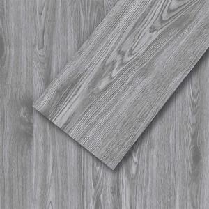 Peel and Stick Floor Tiles, Self-Adhesive Luxury Vinyl Flooring Plank, 6x39inch 35 Pack, Waterproof DIY Deep Wood Grain Planks Easy to Install for Kitchen, Living Room, Light Grey