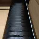Black Metallic Peel and Stick Wallpaper Glossy Stripe Texture Wall Panels