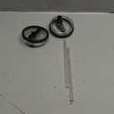 32 oz Tumbler Flip Straw Lid Replacement Fit for HydroJugOnly,2 Pack Leak Proof for HydroJug Lid Replacement Spill Proof Reusable Tumbler Cover Compatible with 32oz Cup Accessories (Black)