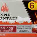 Pine Mountain XL StarterLogg, 2 Times Bigger Than Pine Mountain Wrappeed Starerlogg, Individualy Wrapped Fire Stater, Good for Wood Fire Log for Campfire, Fireplace, Wood Stove, Fire Pit