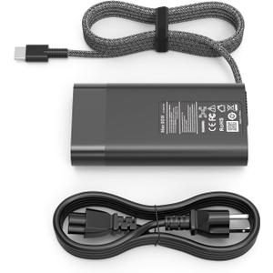 90W USB C Laptop Charger Compatible with HP Envy X360 17.3" 17 16 16" 15.6" 2-in-1 Touchscreen 17-cw0097nr 17-cw0023dx Spectre X360 EliteBook 1040 904144-850 Type-C Power Adapter Replacement