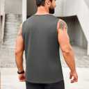 COOFANDY Men's 2 Pack Muscle Sleeveless Shirt Dry Fit Workout Gym Tank Tops (M)