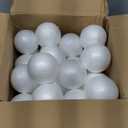 50 Pack 3'' inch Foam Balls - Large Foam Balls - Big Foam Craft Balls - Huge Foam Balls For Arts and Crafts, DIY Craft For Home, School Craft Project - 50 Bulk Value Pack 3" Inches Craft Balls