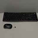 Logitech MK270 Wireless Keyboard and Mouse Combo for Windows, 2.4 GHz, 8 Multimedia Keys, PC, Laptop, Wireless Keyboard Compact Mouse Combo - Black (1 Pack)
