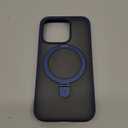 SUPFINE Magnetic for iPhone 16 Pro Case (Compatible with MagSafe) (Military Grade Drop Protection) Slim Translucent Matte Shockproof with Anti-Fingerprint Phone Case, Dark Blue