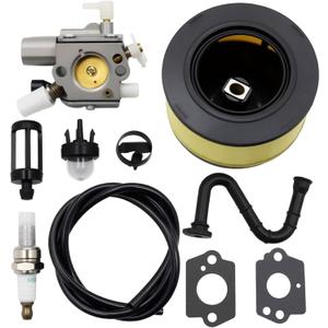Carburetor Tune Up Kit for Stihl MS251 MS251C MS231 Chainsaws, Replacement Carburetor Kit Includes Spark Plug, Gasket & Fuel Filter, Compatible with 1143 120 0611 1143 120 0605 1143-120-0641