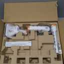 Afloia 6-in-1 Dog Grooming Kit, Pet Grooming Vacuum for Shedding, Dog Hair Vacuum with Clipper Nail Trimmer Grinder, Pet Brush Groomer at Home, Low Noise Cats Hair Remover, 1.5L Dust Cup, White (Silver)