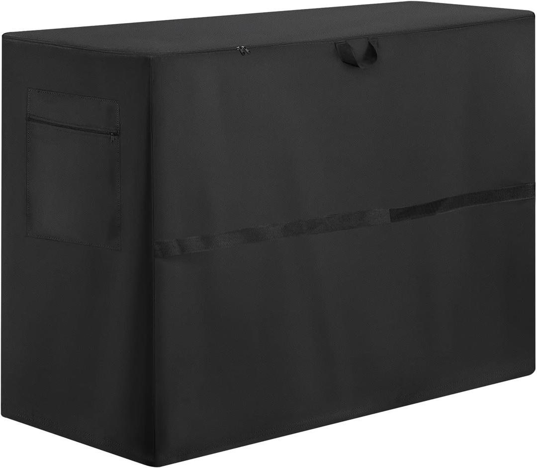 Chest Freezer Cover for Outside - Waterproof Dustproof Deep Refrigerator Covers,Fit for Patio Compact Icebox 7 Cubic Feet (44"L X 26"W X 33"H)