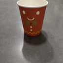 Disposable Paper Cups (8,5 oz, 50-Pack), Hot & Cold Paper Coffee Cups, Drinking Cups  for Party, BBQ, Garden Party, Picnic