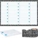 Gilprop 47"x108" Classroom Fabric Bulletin Board Background Set,Notebook, 47.2" x 108.3"