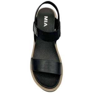 Mia Girl Tania Black Sandals 9.5