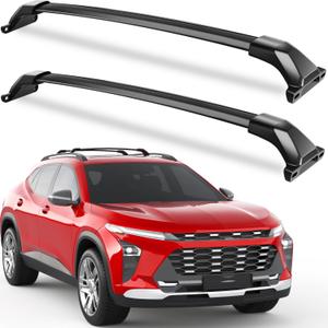 KINGGERI 300lbs Cross Bars Roof Racks Compatible with Chevrolet Chevy Trax 2023-2026 2RS ACTIV LT, Heavy Duty Aluminum Roof Rails Crossbars Luggage Cargo Carrier Rooftop Car SUV Black Accessories