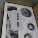 Yosoan 2-Light Indoor Wall Sconce with Striped Shade, Modern Vanity Light Vintage Industrial Single Wall Mounted Lamp Hardwired Clear Bowl Glass Shade for Living Room Kitchen Bedroom Home Decor(Black)