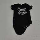 CBTwear Grandma Spoils Me With Grandpa's Money Baby Bodysuit Cute Newborn Clothes Unisex Humor Romper (Black)