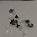 12 Pairs 3 Sizes High Heel Protectors for Grass, Stiletto Heel Caps for High Heels, Anti-Slip Heel Stoppers for Walking on Grass and Uneven Floor,Black & Clear (S/M/L)