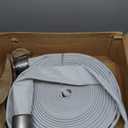 ZYfire Fire Hose - 2" ID x 100 FT Single Jacket EPDM Firefighter Hose with M  F NST/NH Aluminum Couplings 750 PSI Burst Pressure Lightweight for Use in Firefighting