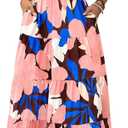 PRETTYGARDEN Womens 2026 Summer Dresses Fashion Clothing Floral Maxi Dress Ruffle Long Flowy Boho Beach Vacation Sundresses (M)
