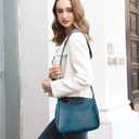 APHISON Trendy Leather Crossbody Purse with Adjustable Strap, Women's Shoulder Handbag