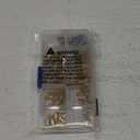 160PCS M2.5 Brass Spacer Standoff/Stainless Steel Screw/Nut Assortment Kit,Male-Female