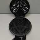 Mueller Heart 5 Waffle Maker, Waffle Iron, Adjustable Browning Control & Nonstick, Cool Touch Handle, Easy to Clean, Small Kitchen Appliances