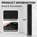 ROYALAY Wall Corner Guard, Heavy Duty Corner Protectors for Safety, Foam Basketball Court, Waterproof 2 Sides Corner Pad for Gyms, Basketball Court, Playrooms, Garages, Black