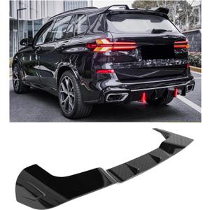 Rear Roof Spoiler Compatible with 2019-2025 BMW X5 G05 X5M F95, Rear Window Visor Trunk Spoiler Wing Competition Style Gloss Black