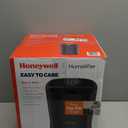 Honeywell Easy-to-Care Filter Free Warm Mist Humidifier, Medium Rooms, 1.5 Gallon Tank  Humidistat for Bedroom, Home or Office Black