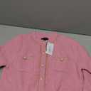 URBAN REVIVO Women's Knit Cardigan Sweaters Casual Long Sleeve Open Front Button Down Cropped Jackets Size 4