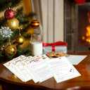 2 x Christmas Friendly Feud Game, Christmas Trivia Quiz, Family Feud Baby Shower Game, Christmas Party Game for Family Activity Favors-30 Christmas Feud Cards & 3 Fast Money Round Cards-05