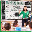 50PCS Modern Farmhouse Bulletin Board Decor, Inspirational Wall Decorative Sign Positive Saying Posters Growth Mindset Accents Set for Middle High School Classroom Home Teachers Parents Students