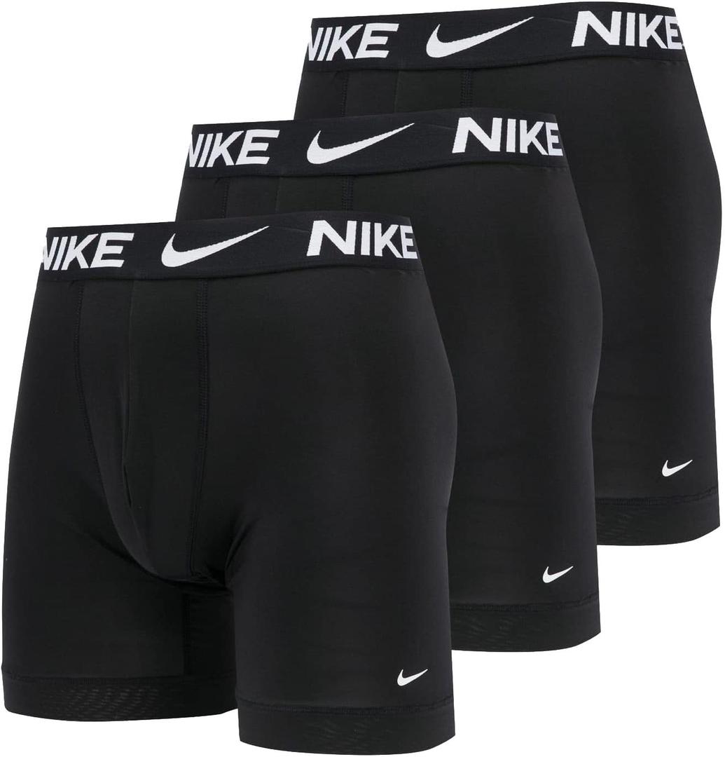 Nike Mens 3PK Dri-Fit Boxer Briefs (X-Large, Multicolor)