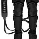SereneLife Air Compression Leg Massager, Full Leg Massager with Heat and Compression, Ice Pack, Portable and Adjustable with 6 Modes 3 Vibrations 3 Intensities, 11 Airbags for Thigh Calf Foot Massage