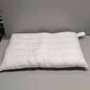 MINUPWELL Ultra Flat Pillows for Sleeping Thin, 7D High Support 2.5 inch Height Ultra Thin Pillows, Slim Bed Pillows for Stomach Sleeper, Standard Size -18x26 in (White)