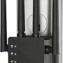WiFi Repeater Signal Extender, Extends Coverage to 12880 Sq.ft, Handles 105 Devices, Dual-Band 5GHz/2.4GHz Wireless Repeater Amplifier, WiFi Extender for Home Use