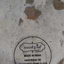 Mud Pie Round Marble Board; 15 1/2" x 14"