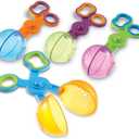 Learning Resources Handy Scoopers - 3 Pieces, Ages 3+ Toddler Learning Toys, Fine Motor and Sensory Toys, Sand Box Toys for Toddlers, Kid Tweezers