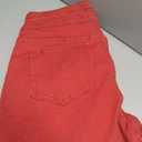 roswear Women's Wide Leg Jeans Casual High Waisted Stretch Baggy Loose Denim Pants (Red, L)