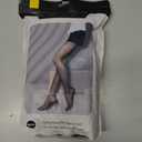 EXQUISLIFE Fleece Lined Tights Sheer Women - Fake Translucent Warm Pantyhose Leggings Sheer Thick Tights, for Winter (Small, Black+coffee)